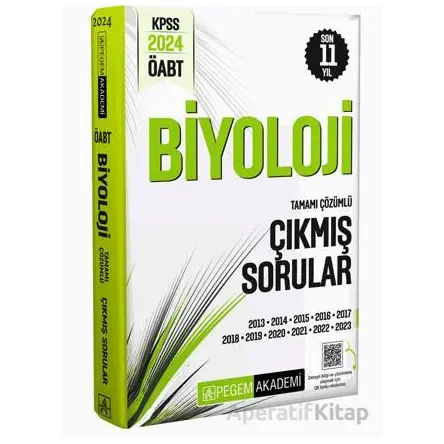 2024 KPSS ÖABT Biyoloji Öğretmenliği Tamamı Çözümlü Çıkmış Sorular