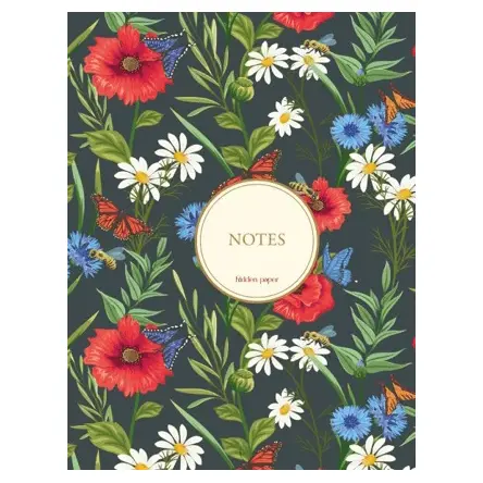 Bez Ciltli Çizgisiz Defter 5 - Hidden Paper