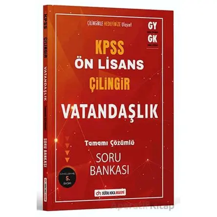 KPSS Ön Lisans Çilingir Vatandaşlık Tamamı Çözümlü Soru Bankası - Kolektif - Dijital Hoca