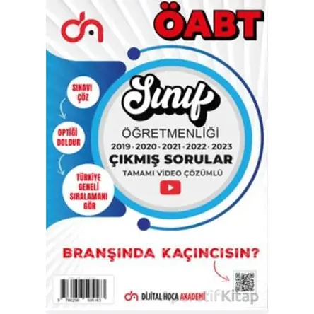 ÖABT Sınıf Öğretmenliği Son Beş Yıl Çıkmış Sorular Tamamı Video Çözümlü - Kolektif - Dijital Hoca