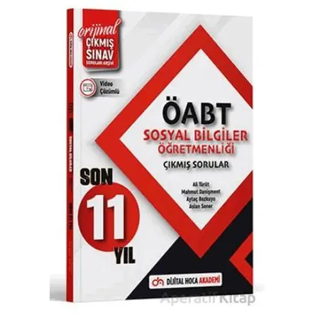 ÖABT Sosyal Bilgiler Öğretmenliği Son 11 Yıl Orijinal Çıkmış Sınav Soruları Video Çözümlü