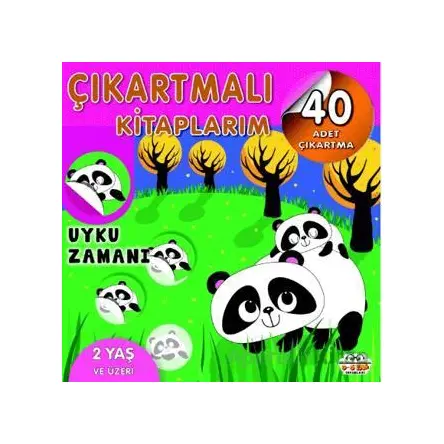 Çıkartmalı Kitaplarım - Uyku Zamanı - Kolektif - 0-6 Yaş Yayınları