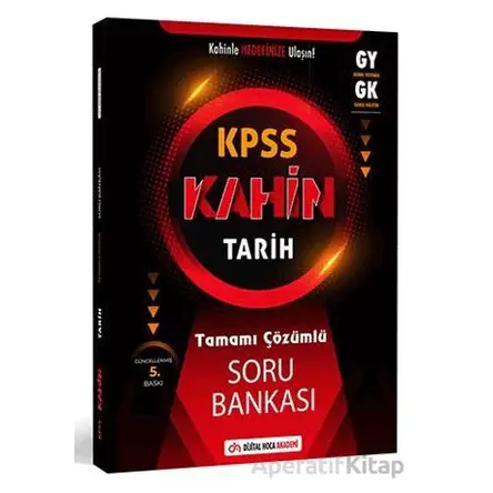 Genel Kültür Kahin Tarih Tamamı Çözümlü Soru Bankası - Kolektif - Dijital Hoca