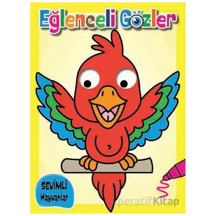 Eğlenceli Gözler – Sevimli Hayvanlar - Kolektif - 0-6 Yaş Yayınları