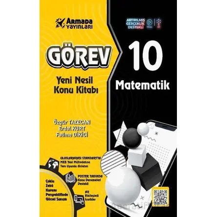 Görev 10 Matematik Yeni Nesil Konu Kitabı - Özgür Tazecan - Armada Yayınları
