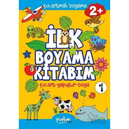 Çıkartmalı İlk Boyama Kitabım - 1 (2+ Yaş) - Buçe Dayı - Pinokyo Yayınları
