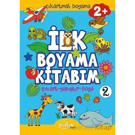 Çıkartmalı İlk Boyama Kitabım - 2 (2+ Yaş) - Buçe Dayı - Pinokyo Yayınları