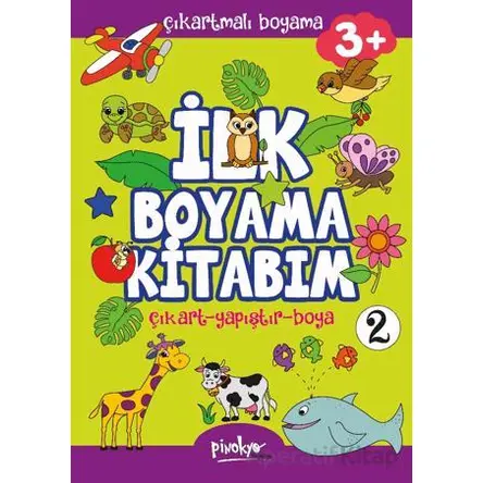 Çıkartmalı İlk Boyama Kitabım - 2 (3+ Yaş) - Buçe Dayı - Pinokyo Yayınları
