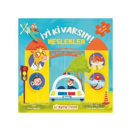 İyi Ki Varsın! Meslekler (Yapbozlu Kitap) - Esra Canoğlu - Bi Kutu Oyun