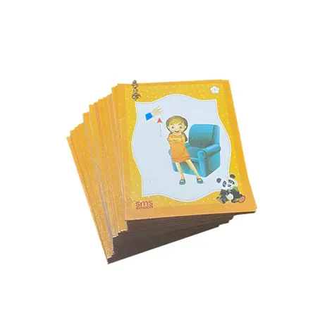 Turuncu İngilizce Kelime Kartları