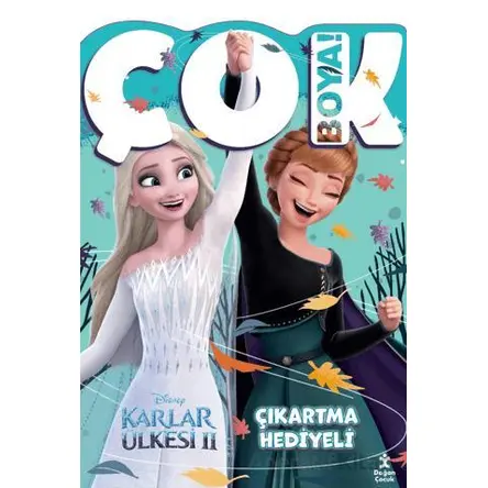 Disney Karlar Ülkesi Çok Boya! Çıkartmalı Dev Boyama Kitabı - Kolektif - Doğan Çocuk