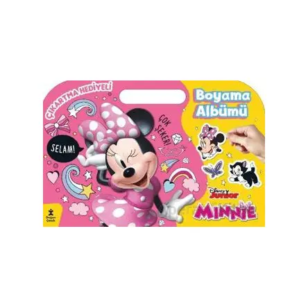 Minnie Çıkartma Hediyeli Boyama Albümü - Kolektif - Doğan Çocuk