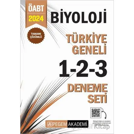 2024 KPSS ÖABT Biyoloji Tamamı Çözümlü Türkiye Geneli 1-2-3 (3lü Deneme Seti)