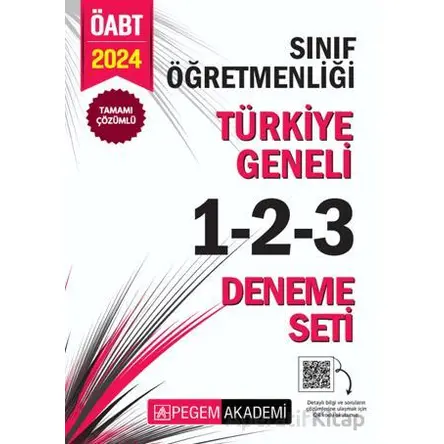 2024 KPSS ÖABT Sınıf Öğretmenliği Tamamı Çözümlü Türkiye Geneli 1-2-3 (3lü Deneme Seti)
