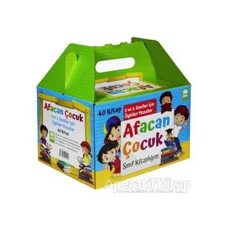 Afacan Çocuk Sınıf Kitaplığı Seti (40 Kitap Takım) - Ema Çocuk
