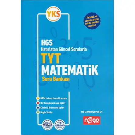 Nego TYT Hatırlatan Güncel Sorularla Matematik Soru Bankası