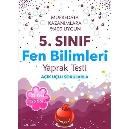 Nartest 5.Sınıf Fen Bilimleri Yaprak Testi