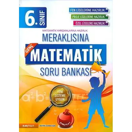 Nartest 6.Sınıf Meraklısına Genç Matematik Soru Bankası