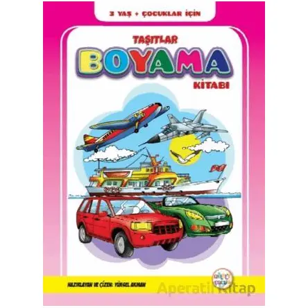 Taşıtlar Boyama Kitabı - Kolektif - Gülbey Yayınları
