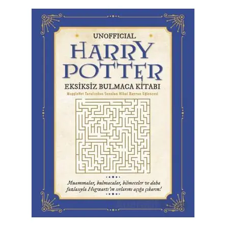 Unofficial Harry Potter Eksiksiz Bulmaca Kitabı - Kolektif - Martı Yayınları