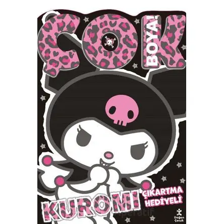 Kuromi - Çok Boya! Çıkartmalı Dev Boyama Kitabı - Kolektif - Doğan Çocuk
