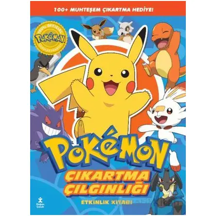 Pokemon - Pikachu Çıkartma Çılgınlığı Etkinlik Kitabı - Kolektif - Doğan Çocuk