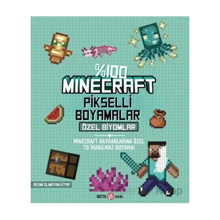 Minecraft Pikselli Boyama - Özel Biyomlar - Kolektif - Beta Kids