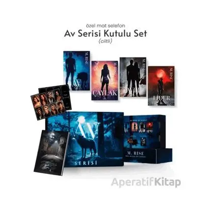 Av Serisi 4 Kitaplık Hediyeli Özel Kutu - M. Rise - Ephesus Yayınları