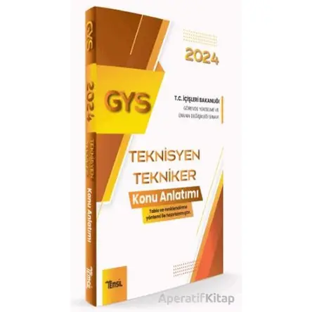İçişleri Bakanlığı Görevde Yükselme ve Ünvan Değişikliği Sınavı Teknisyen Tekniker Konu Anlatımı