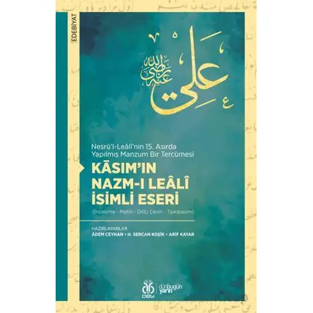 Kasımın Nazm-ı Leali İsimli Eseri - Kolektif - DBY Yayınları