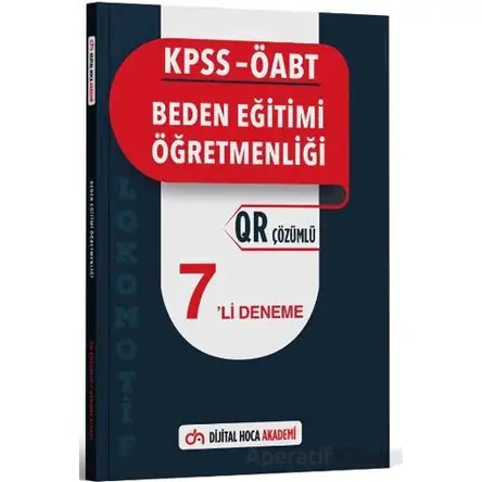 KPSS ÖABT Beden Eğitimi Öğretmenliği Lokomotif Serisi QR Çözümlü 7li Deneme