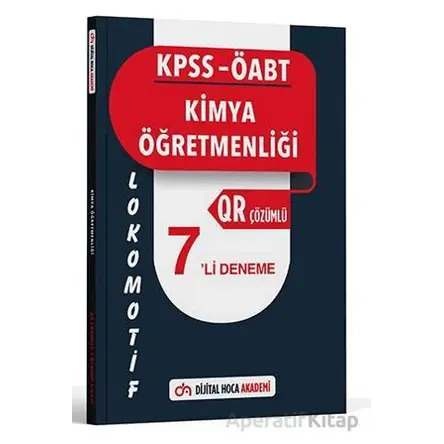KPSS ÖABT Kimya Öğretmenliği Lokomotif Serisi QR Çözümlü 7li Deneme - Kolektif - Dijital Hoca
