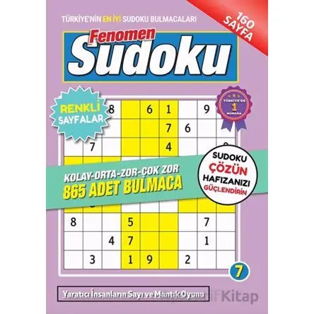 Fenomen Sudoku 7 - Kolektif - Maxi Yayıncılık