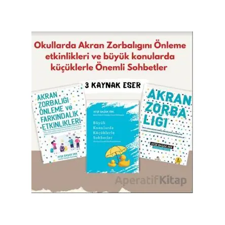 Okullarda Akran Zorbalığını Önleme Farkındalık Etkinlikleri ve Büyük Konularda Küçüklerle Önemli Soh