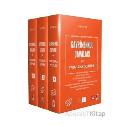 Gayrimenkul Davaları ve Yargılama İşlemleri - Halil Çiftçi - Adalet Yayınevi