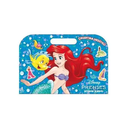 Disney Prenses Çıkartma Hediyeli Boyama Albümü - Kolektif - Doğan Çocuk