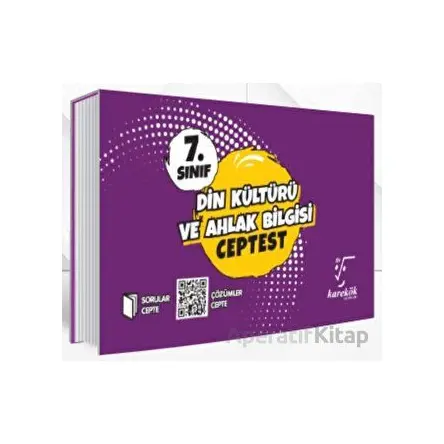 7. Sınıf Din Kültürü ve Ahlak Bilgisi Ceptest - Karekök Yayıncılık