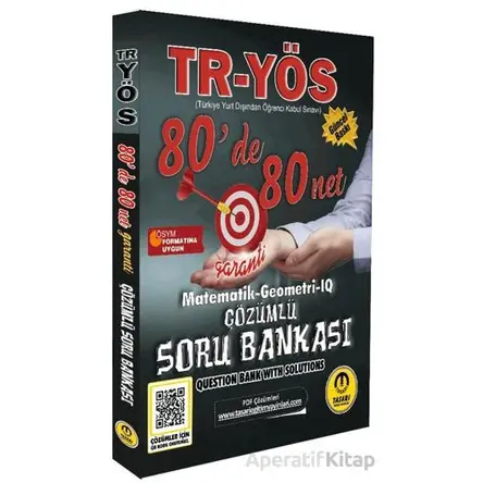 2025 TR YÖS Matematik-Geometri-IQ 80 De 80 Net - Özgen Bulut - Tasarı Eğitim Yayınları