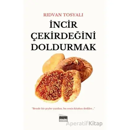 İncir Çekirdeğini Doldurmak - Rıdvan Tosyalı - Siyah Beyaz Yayınları