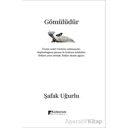 Gömülüdür - Şafak Uğurlu - Karahan Kitabevi