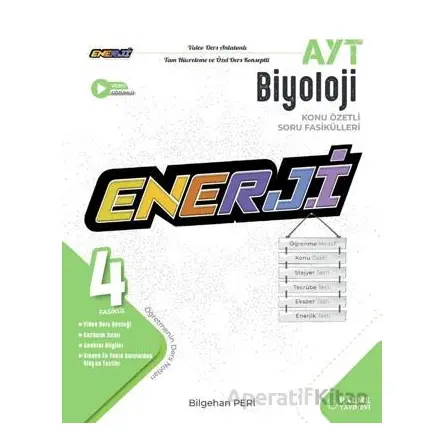 Enerji Ayt Biyoloji Konu Özetli Soru Fasikülleri - Bilgehan Peri - Palme Yayıncılık