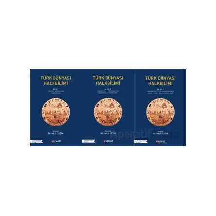 Türk Dünyası Halk Bilimi (3 Kitap) - Halil Çetin - Bengü Yayınları