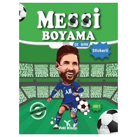 Messi Boyama Kitabı - Kolektif - Yeti Kitap