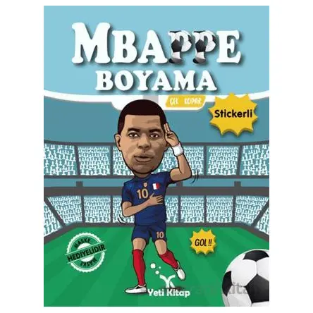 Mbappe Boyama Kitabı - Kolektif - Yeti Kitap