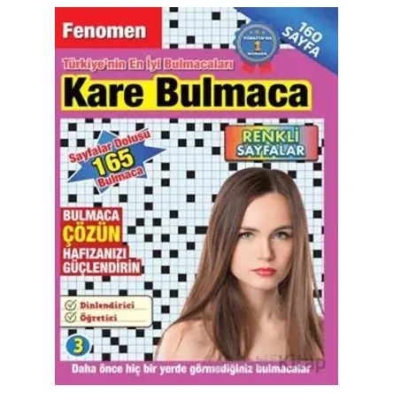 Fenomen Kare Bulmaca 3 - Kolektif - Maxi Yayıncılık