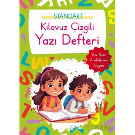 Kılavuz Çizgili Yazı Defteri Büyük Boy - Yeşil - Kolektif - Parıltı Yayınları