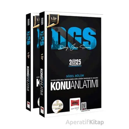 Yargı Yayınları 2025 DGS VİP Sayısal-Sözel Yetenek Konu Anlatımlı Set