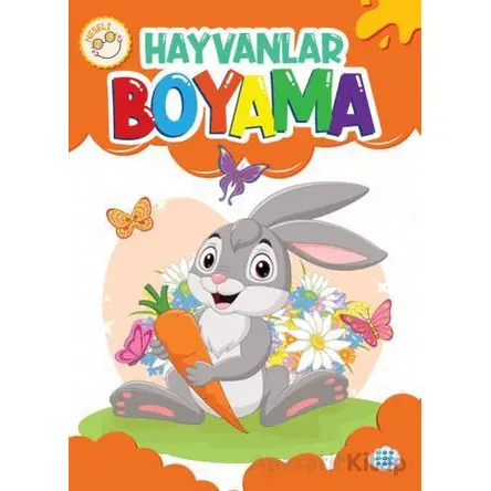 Neşeli Hayvanlar Boyama - Kollektif - Dokuz Çocuk