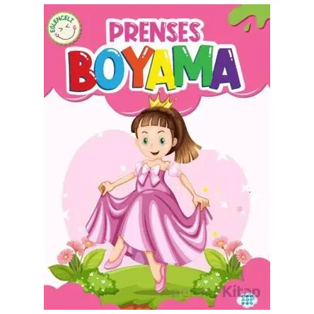 Eğlenceli Prenses Boyama - Kolektif - Dokuz Çocuk