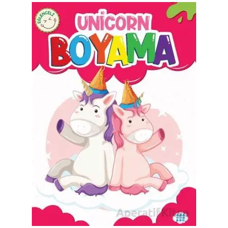 Eğlenceli Unicorn Boyama - Kolektif - Dokuz Çocuk